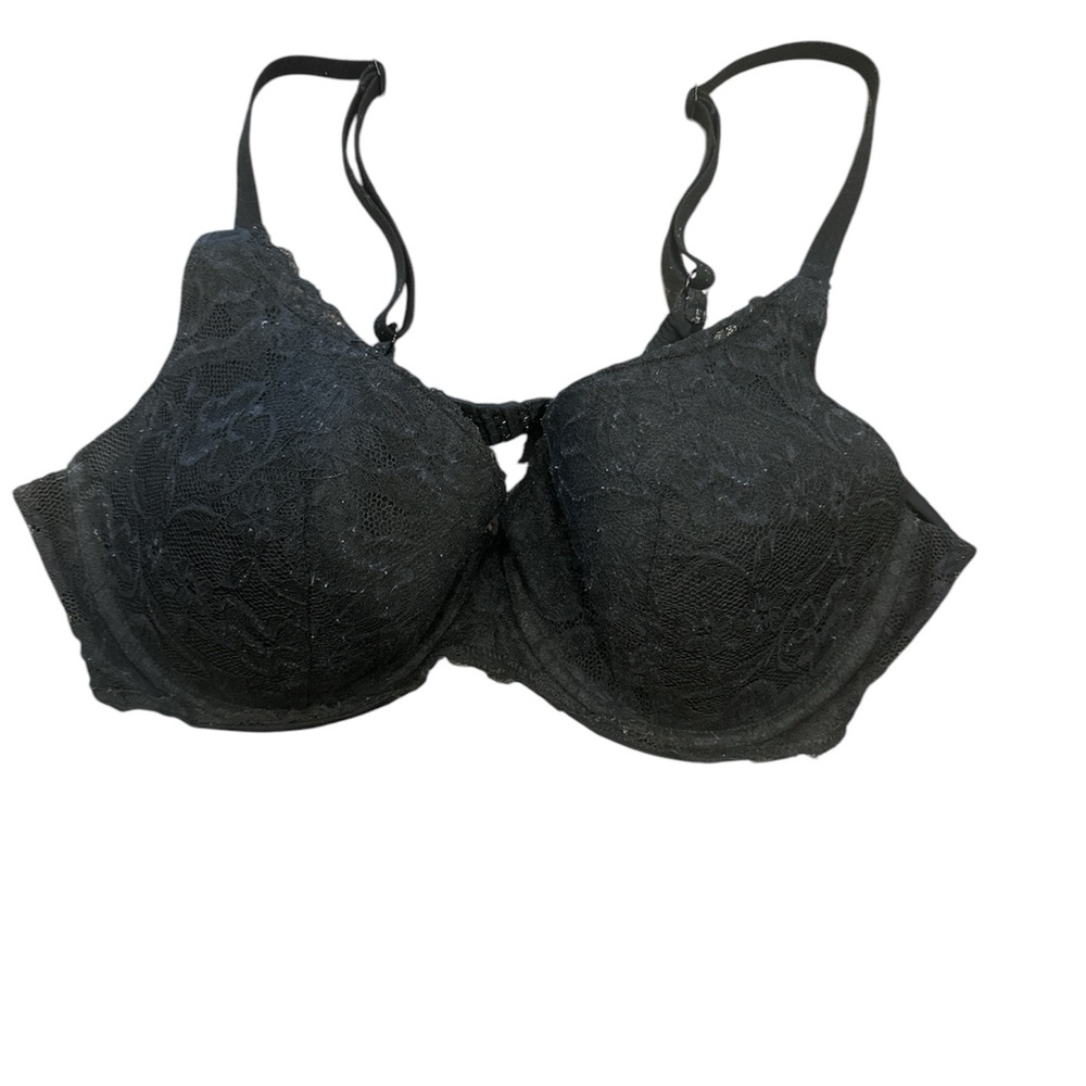 4/20$ Nursing Breastfeeding Black Lace Bra